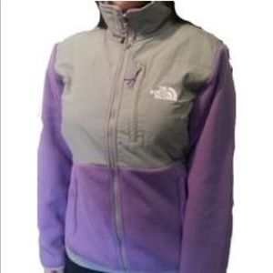 The North Face Women's Gray and Purple Ski Jacket